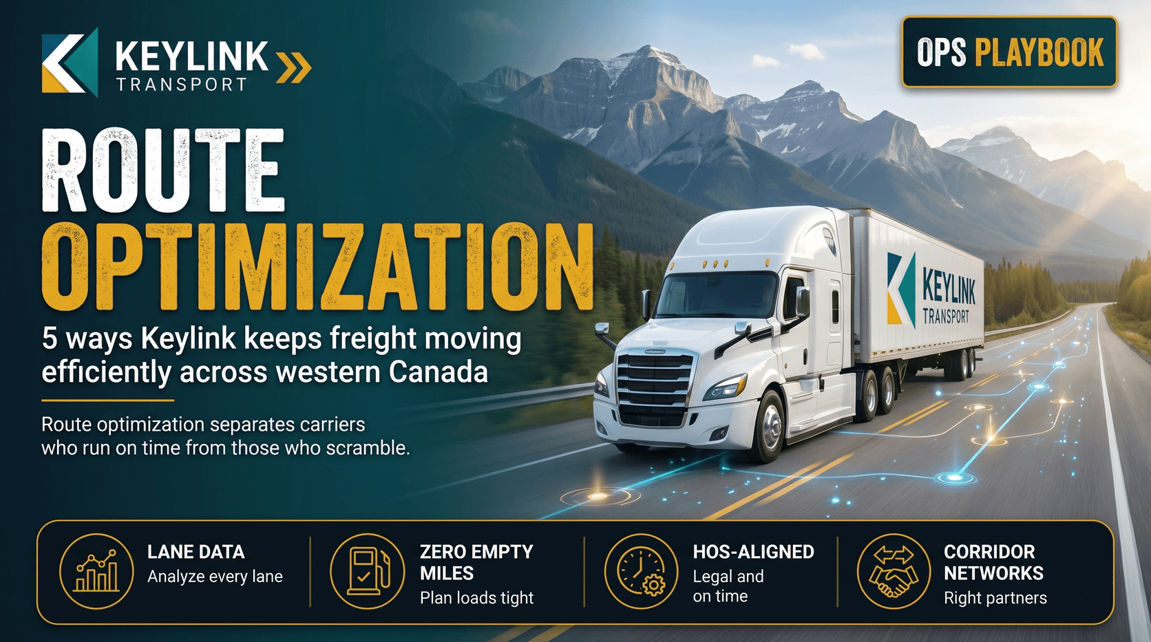 Driver using in-cab GPS navigation to optimize a freight route